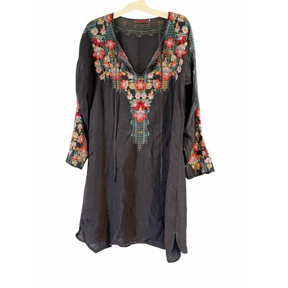 Johnny Was Dresses & Skirts - Johnny Was Embroidered Tunic Dress | Boho Floral | Size S